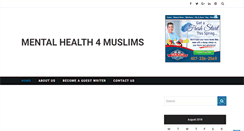 Desktop Screenshot of mentalhealth4muslims.com